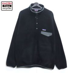 00s patagonia アウトドア プルオーバー シンチラ スナップT フリースジャケット メンズ 表記Lサイズ