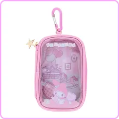 マイメロディ マルチケース  S2335840 サンスター文具 サンリオキャラクターズ 限定 カラビナ付きポーチ キャリーポーチ アクスタケース クリア素材 透明 中が見える かわいい 推し活