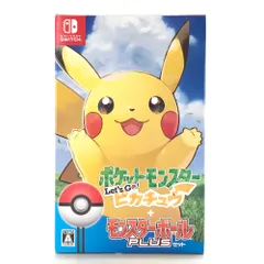 ●任天堂 ニンテンドーSwitchソフト ポケットモンスター Let’s Go! ピカチュウ モンスターボール Plusセット 開封品