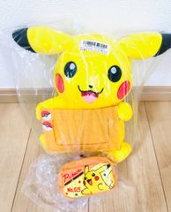 ピカチュウ　ぬいぐるみ&ポーチ　ポケモン