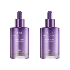 Missha　ミシャ　タイムレボリューション　ナイトリペア　アンプル5X　50ml　2個セット　『美容液』　［8809747922031-2p］