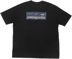 patagonia Tシャツ XXL 37655 メンズ・ボードショーツ・ロゴ・ポケット・レスポンシビリティー Men's Boardshort Logo Pocket Responsibili Tee 半袖 ロゴT Ink Black INBK