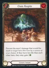 FaB Oasis Respite Playmat オアシスでの休憩プレイマット FaB Oasis Respite Playmat オアシスでの休憩プレイマット