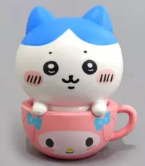 【中古】トレーディングフィギュア ハチワレ(カップ) 「ちいかわ×サンリオキャラクターズ シークレットマスコット」