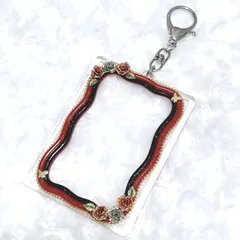 トレカキーホルダーデコ クレイデコ 硬質ケース 推し活 レジンデコ  488