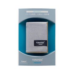 東レ トレシー TORAYSEE PREMIUM メガネ拭き 水+トレシー クリーニングクロス 28×19cm クリアな視界 心地よい爽快感「トレシー プレミアム」日本製 グレー（Gray） K1928-PREMIUM-G101 1