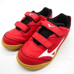 ミズノ スニーカー ローカット シューズ 靴 赤 キッズ 男の子用 17.8サイズ レッド Mizuno 【中古】