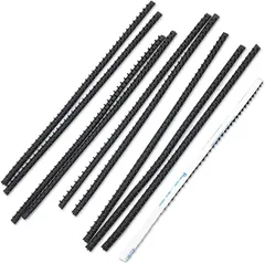 NABESHI カチューシャ 滑り止めゴム ヘアアクセサリー カチューシャ用 黒10本 5mm(黒10本（5mm）)