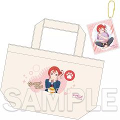 [중고] 상품 세트 미녀 메이 런치 토트 백 & 아크릴 카드 키 체인 ~ Happy Time Grande ~ [러브라이브! 슈퍼 스타 !!]