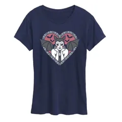 【送料無料】 アンブランデッド レディース Tシャツ トップス Women's Bat Pinup Graphic Tee Navy