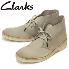 Clarks (クラークス) 26155527 Desert Boot メンズ スエード デザートブーツ Sand Suede CL074 clarks UK7.5-約25.5cm