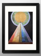 01451ヒルマ アフ クリント Altarpiece No. Group X A3 サイズ ポスター アート おしゃれ 絵画 インテリア 北欧 イラスト マット紙 艶消し アートパネル 額 フレーム デザイン 壁掛け ギフト 新築祝い ディスプレイ 