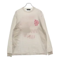 ANTI SOCIAL SOCIAL CLUB (アンチソーシャルソーシャルクラブ) ×GOD SELECTION XXX ゴッドセレクショントリプルエックス ロゴプリント 長袖クルーネックTシャツ ロンT ホワイトのサムネイル