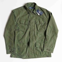 【未使用】POLO RALPH LAUREN 【ミリタリー ファティーグ ジャケット】M ポロ ラルフローレン コットン リップストップ 25050469