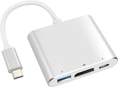 ★即日発送★USB Type c HDMI アダプター 3in1 アダプター 高速ポート ハブ４K@30Hz /PD充電/USB 3.0高速伝送対応 switch テレビ出力 MacBook Pro/Mac Air (2018-2020) / Mac mini