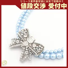 超希少✨未使用保管 ミュウミュウ シェル3連 パールネックレス