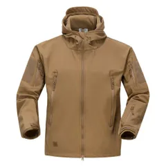 ☆ ダークイエロー ☆ XXL ☆ ミリタリージャケット ミリタリージャケット メンズ アウター ジャケット マウンテンパーカー フード付き ブルゾン 暖かい おしゃれ 登山 防寒 作業服 作業着 防風 カジュアル 長袖 シンプル トレッキング アウトドア