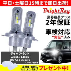 タントl375sヘッドライト 2個セット くるパ～ショッピング～ / タント L375S,L385S ヘッドランプ