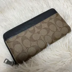 【良品】COACH  シグネチャー ロングウォレット