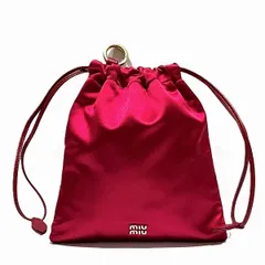 miumiu 巾着バッグ 2024ss 新品未使用 - メルカリ