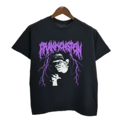 USA製 UNIVERSAL STUDIO ユニバーサル・スタジオ frankenstein 半袖Ｔシャツ ブラック(メンズ L)中古 古着 U2867