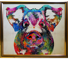 水晶パネル アートパネル    68×58cm