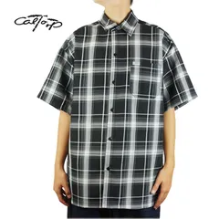 CALTOP キャルトップ メンズ シャツ SS CHECK SHIRTS ショートスリーブチェックシャツ 男女兼用