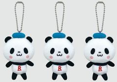 お買いものパンダ 3個セット ボールチェーンマスコット 小パンダ 4589945627566