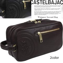 カステルバジャック CASTELBAJAC Ｗファスナーセカンド　牛革　ロンド 085204