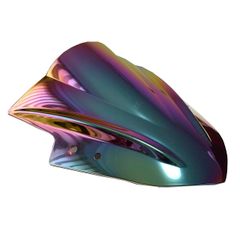 【在庫処分】用 (虹色 Ninja250 ダブルバブル スクリーン スモーク レインボー) 対応 凡用 カワサキニンジャ車 スタートサイド