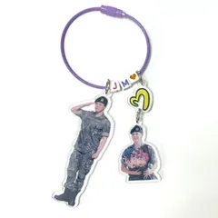 BTS バンタン　ジミン　JIMIN　軍服　除隊　アクリルキーホルダー