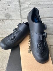 【新品未使用】 SHIMANO RC9 SH-RC902 シマノ ビンディングシューズ SPDSL EUR41 25.8cm 黒 ブラック ロードバイク シューズ 【送料無料】