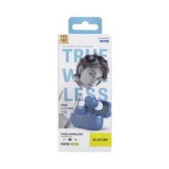 【HY】O【新古品】ELECOM エレコム Bluetoothイヤホン 完全ワイヤレス ヘッドホン AAC対応 低遅延モード ネイビー LBT-TWS16NV[定形外郵便、送料無料]HY002