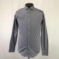 Suit select【スーツセレクト】 形態安定加工/長袖ドレスシャツ 【メンズS/84/青系/blue】Tops/Shirt◆BJ012-e