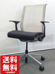 【法人限定関東のみ送料無料】 スチールケース Steelcase シンクチェア Think デスクチェア メッシュチェア オフィスチェア 事務チェア 肘付き【中古オフィス家具】【中古】