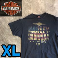 T6016 HARLEY-DAVIDSON プリントTシャツ USA製　古着