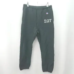 ◇ ⊇ Champion チャンピオン ロゴ 裏起毛 スウェットパンツ サイズS ブラック レディース E  【1506190004464】