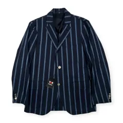 VAN JACKET ヴァンジャケット テーラードジャケット 紺ブレ 段返り L VAN JACKET 紺ブレ 金ボタン テーラードジャケット ネイビー 段