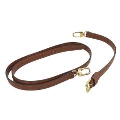 【本物保証】 超美品 ルイヴィトン LOUIS VUITTON ショルダーストラップ レザー ブラウン