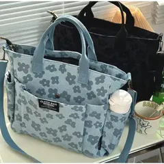 レディース トートバッグ 2WAY キャンバス生地 ショルダー 斜め掛け レディースハンドバッグビジネスバッグ レディース a4 大容量 軽量バッグ 通勤通学男女兼用