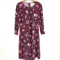 シネクワノン Sinequanone ワンピース 花柄 新品 パープル系 38サイズ 872115のサムネイル