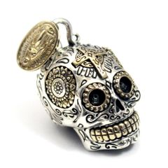 特注 Galcia ガルシア メキシカン スカル ネックレストップ - メルカリ