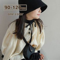 【送料無料】くるみボタンブラウス 女の子 90 100 110 120 長袖 秋 冬 カットソー 演奏会 発表会 お誕生日会 冠婚葬祭 披露宴 結婚式