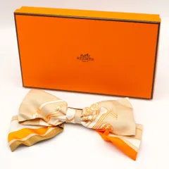 HERMES バレッタ　リボン HERMES エルメス グルネル エクスリブリス バレッタ リボン