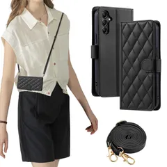 laddutoi Galaxy S24 ケース手帳型 PUレザー TPUケース Sumsung galaxy S24 case ケース手帳 ストラップ付き カード収納 サムスン ギャラクシー S24 カバー 手帳型 マグネット内蔵 スタンド機能 ギャラクシー