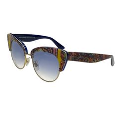 ドルチェ&ガッバーナ ドルガバ DG4277 3036/19 52□17 140 1N サングラス アイウェア シチリアン カレット ブルー ロゴ DOLCE&GABBANA