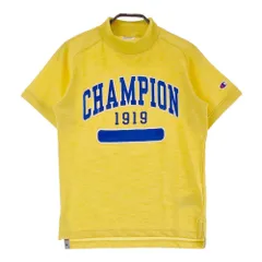 サイズ：S CHAMPION GOLF チャンピオンゴルフ  半袖ハイネックTシャツ  イエロー系 [240101470938] ゴルフウェア レディース ストスト
