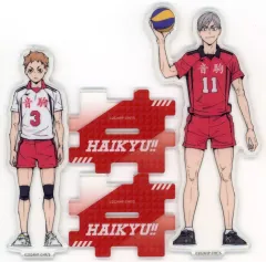 【中古】アクリルスタンド・アクリルパネル 夜久衛輔＆灰羽リエーフ 組合アクリルスタンド 「劇場版ハイキュー!! ゴミ捨て場の決戦」 中国限定