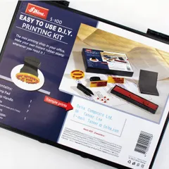 【新品】【1点販売】Shiny[シャイニー] スタンプキット S-100 [オリジナルスタンプセット はんこ アルファベット 英字 数字 記号 ゴム印]