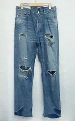 AMBUSH｜アンブッシュ BMYA015F21DEN001 ダメージ加工 ルーズ デニムパンツのサムネイル